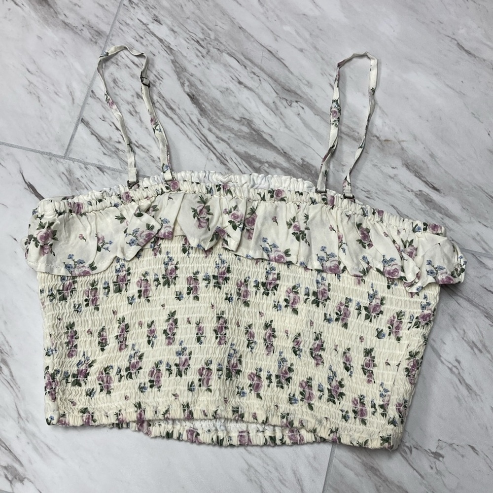 HOLLISTER SMOCKED TOP - Picture 3 of 4